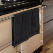 W3841- AGA BLACK ROLLER TOWEL